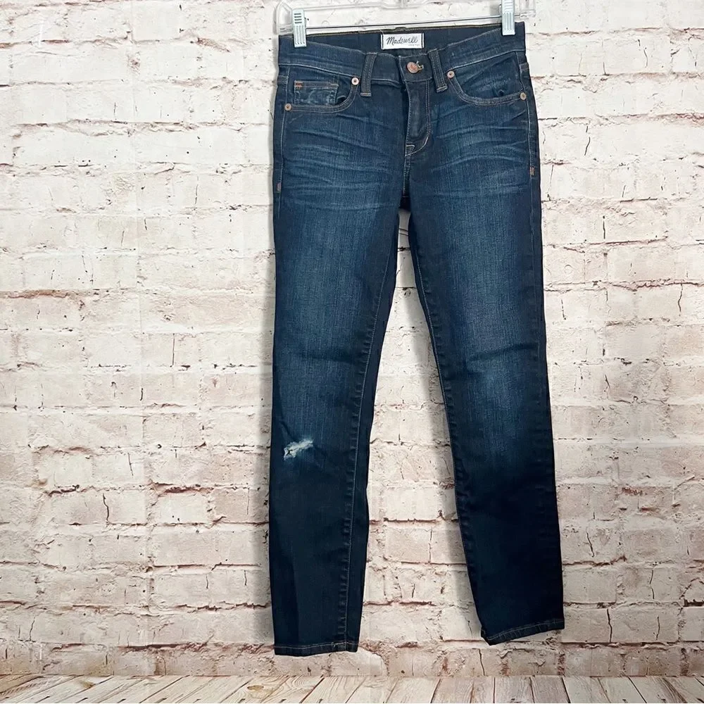 Madewell skinny skinny crop jeans